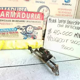 Sistema limpia parabrisas completo Peugeot 206 año:2002