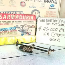 Sistema limpia parabrisas completo kia cerato año:2008
