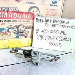 Sistema completo limpia parabrisas chevrolet corsa 1.6 año:2005