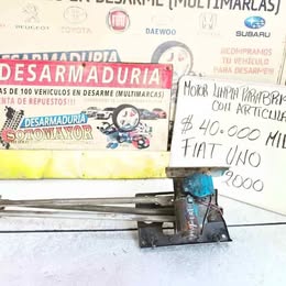 Sistema limpia parabrisas Fiat uno año:2000