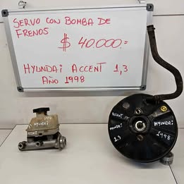 Bomba de frenos hyundai accent año:1998