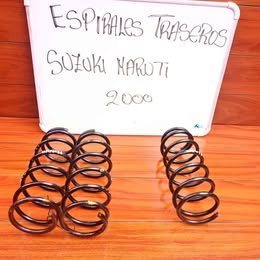 Dos resortes traseros suzuki maruti año:2003