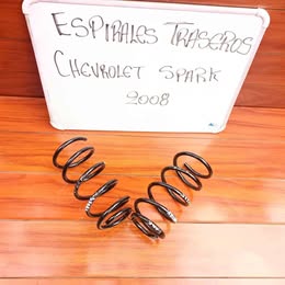 Dos Espirales traseros chevrolet spark año:2010