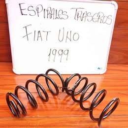 Dos Espirales traseros Fiat uno año:1999