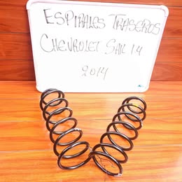 Dos resortes traseros chevrolet sail 1.4 classic año:2011-2015