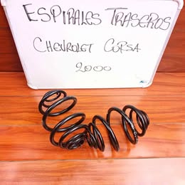 Dos Espirales traseros chevrolet corsa 1.6 año:2006