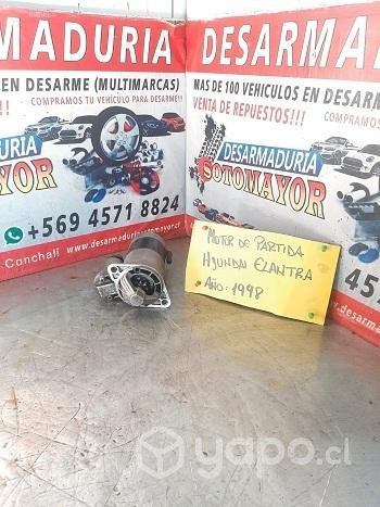 Motor De Partida Hyundai AÑO 1998 Repuestos de automóviles