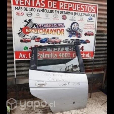 Vidrio puerta Chevrolet Vivant año2005 fin