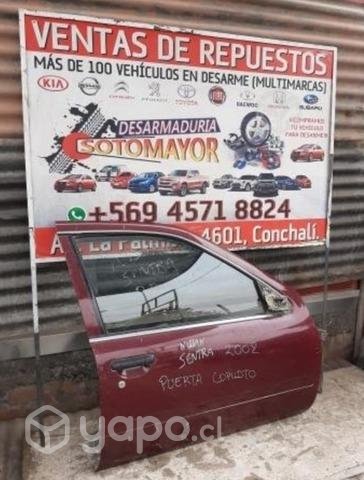 Vidrio Puerta Copiloto Nissan Sentra 1998 RVM