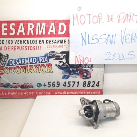 motor de partida Nissan versa 2015