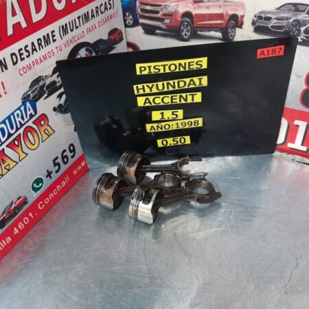 piston con biela 0,50 Hyundai accent 1998