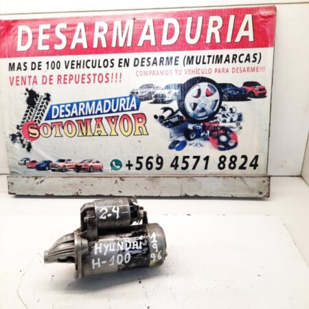 motor de partida hyundai h-100 bencinero 2.4 año:1996