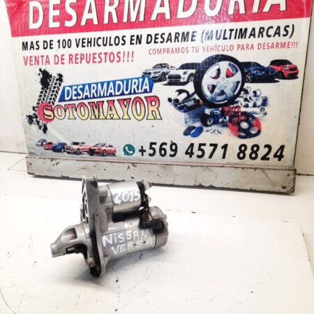 motor de partida Nissan versa año:2015