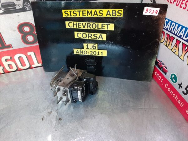 SISTEMA  ABS  CHEVROLET CORSA 1,6  AÑO  2011